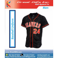 neueste Design atmungsaktive Sublimation Baseball Uniform